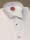 Frackhemd (weiß), Piquébrust, Kläppchenkragen, klassischer Schnitt